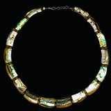 Abalone Shell Necklace - AAA Quality - Natural Abalone Shell - Hand Braided Beads Pendant Necklace - Shell Necklace- Abalone Necklace