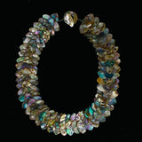 Abalone Shell Necklace - AAA Quality - Teardrop Beads Necklace - Hand Braided Beads Pendant Necklace - Abalone Necklace