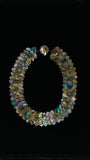 Abalone Shell Necklace - AAA Quality - Teardrop Beads Necklace - Hand Braided Beads Pendant Necklace - Abalone Necklace