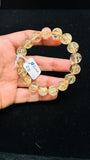 Golden Rutile Round Bracelet • 11.50 mm Size • Code C3 • 4A Quality • Natural Rutilated Quartz Bracelet