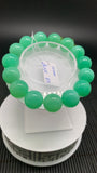 Chrysoprase  Bracelet • 14 mm Size • Code #E3 •  AAA quality • Length 7.5” • Natural Chrysoprase Round Bracelet • Origin Australia