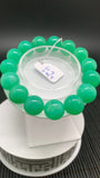 Chrysoprase  Bracelet • 14 mm Size • Code #E4 •  AAA quality • Length 7.5” • Natural Chrysoprase Round Bracelet •( hold for baduday)