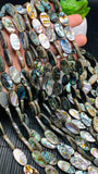 Abalone Shell Oval Beads • 10x20 mm Size • 40 cm length • AAA Quality • Natural Abalone Shell • Origin Australia