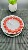 Rhodochrosite Round Bracelet - 12 mm Size  - Code D4 - AAAA Quality - Length 7.5 Inch- Natural Rhodochrosite Bracelet