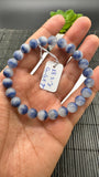 Dumortierite Bracelet 8 mm Size - Code #A1-  Length 7.5 Inch - AAAA Quality - Origin Austria - Stretchy Bracelet