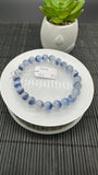 Dumortierite Bracelet 8 mm Size - Code #A2- Length 7.5 Inch - AAAA Quality - Origin Austria - Stretchy Bracelet