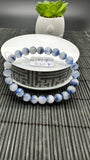 Dumortierite Bracelet 8 mm Size - Code #A2- Length 7.5 Inch - AAAA Quality - Origin Austria - Stretchy Bracelet