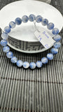 Dumortierite Bracelet 8 mm Size - Code #A3- Length 7.5 Inch - AAAA Quality - Origin Austria - Stretchy Bracelet