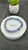 Dumortierite Bracelet 8 mm Size - Code #A6 - Length 7.5 Inch - AAAA Quality - Origin Austria - Stretchy Bracelet