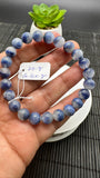 Dumortierite Bracelet 8 mm Size - Code #A6 - Length 7.5 Inch - AAAA Quality - Origin Austria - Stretchy Bracelet