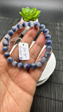 Dumortierite Bracelet 8 mm Size - Code #A Length 7.5 Inch - AAAA Quality - Origin Austria - Stretchy Bracelet