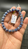 Dumortierite Bracelet 8 mm Size - Code #A9 - Length 7.5 Inch - AAAA Quality - Origin Austria - Stretchy Bracelet