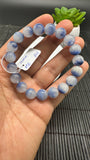 Dumortierite Bracelet 10 mm Size - Code #A11 Length 7.5 Inch - AAAA Quality - Origin Austria - Stretchy Bracelet