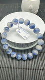 Dumortierite Bracelet 10.50 mm Size - Code #A15 Length 7.5 Inch - AAAA Quality - Origin Austria - Stretchy Bracelet