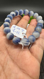 Dumortierite Bracelet 10.50 mm Size - Code #A15 Length 7.5 Inch - AAAA Quality - Origin Austria - Stretchy Bracelet