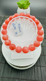 Rhodochrosite Round Bracelet - 10 mm Size  - Code D1 - AAAA Quality - Length 7.5 Inch- Natural Rhodochrosite Bracelet