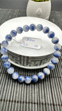 Dumortierite Bracelet 8 mm Size - Code #A1-  Length 7.5 Inch - AAAA Quality - Origin Austria - Stretchy Bracelet