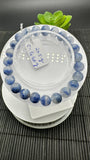 Dumortierite Bracelet 8 mm Size - Code #A3- Length 7.5 Inch - AAAA Quality - Origin Austria - Stretchy Bracelet