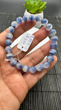 Dumortierite Bracelet 8 mm Size - Code #A3- Length 7.5 Inch - AAAA Quality - Origin Austria - Stretchy Bracelet