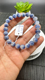 Dumortierite Bracelet 8 mm Size - Code #A4 - Length 7.5 Inch - AAAA Quality - Origin Austria - Stretchy Bracelet