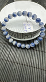 Dumortierite Bracelet 8 mm Size - Code #A5-  Length 7.5 Inch - AAAA Quality - Origin Austria - Stretchy Bracelet