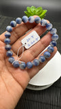 Dumortierite Bracelet 8 mm Size - Code #A6 - Length 7.5 Inch - AAAA Quality - Origin Austria - Stretchy Bracelet