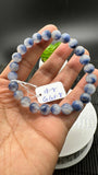 Dumortierite Bracelet 8 mm Size - Code #A8 - Length 7.5 Inch - AAAA Quality - Origin Austria - Stretchy Bracelet