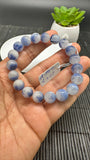 Dumortierite Bracelet 10 mm Size - Code #A11 Length 7.5 Inch - AAAA Quality - Origin Austria - Stretchy Bracelet