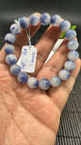 Dumortierite Bracelet 10 mm Size - Code #A11 Length 7.5 Inch - AAAA Quality - Origin Austria - Stretchy Bracelet