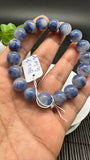 Dumortierite Bracelet 11 mm Size - Code #A16 Length 7.5 Inch - AAAA Quality - Origin Austria - Stretchy Bracelet