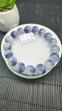 Dumortierite Bracelet 13.50 mm Size - Code #A19 Length 7.5 Inch - AAAA Quality - Origin Austria - Stretchy Bracelet