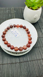 Copper Rutile Bracelet • 8.50 mm Size • Code C1 • AAA Quality • Natural Rutilated Quartz Bracelet