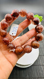 Copper Rutile Bracelet • 15 mm Size • Code C9 • AAA Quality • Natural Rutilated Quartz Bracelet