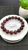 Pink Tourmaline Bracelet 11.50 mm Size - Code T4 - AAA Quality - Natural Tourmaline Round Bracelet - Length 7.5"