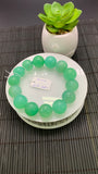 Chrysoprase  Bracelet • 15 mm Size • Code A5 •  AAA quality • Length 7.5” • Natural Chrysoprase Round Bracelet • Origin Australia