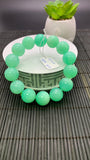 Chrysoprase  Bracelet • 15 mm Size • Code A7 •  AAA quality • Length 7.5” • Natural Chrysoprase Round Bracelet • Origin Australia