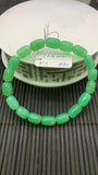 Chrysoprase Nugget Bracelet • 7x10 mm Size • Code B1 •  AAA quality • Length 7.5” • Natural Chrysoprase Bracelet • Origin Australia