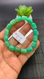 Chrysoprase Nugget Bracelet • 8x12 mm Size • Code B4•  AAA quality • Length 7.5” • Natural Chrysoprase Bracelet • Origin Australia