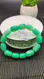 Chrysoprase Nugget Bracelet • 10-11x 14-16 mm Size • Code B8 •  AAA quality • Length 7.5” • Natural Chrysoprase Bracelet • Origin Australia