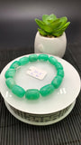 Chrysoprase Nugget Bracelet • 10-11x 14-16 mm Size • Code B8 •  AAA quality • Length 7.5” • Natural Chrysoprase Bracelet • Origin Australia