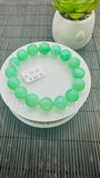 Chrysoprase  Bracelet • 13 mm Size • Code A1 •  AAA quality • Length 7.5” • Natural Chrysoprase Round Bracelet • Origin Australia