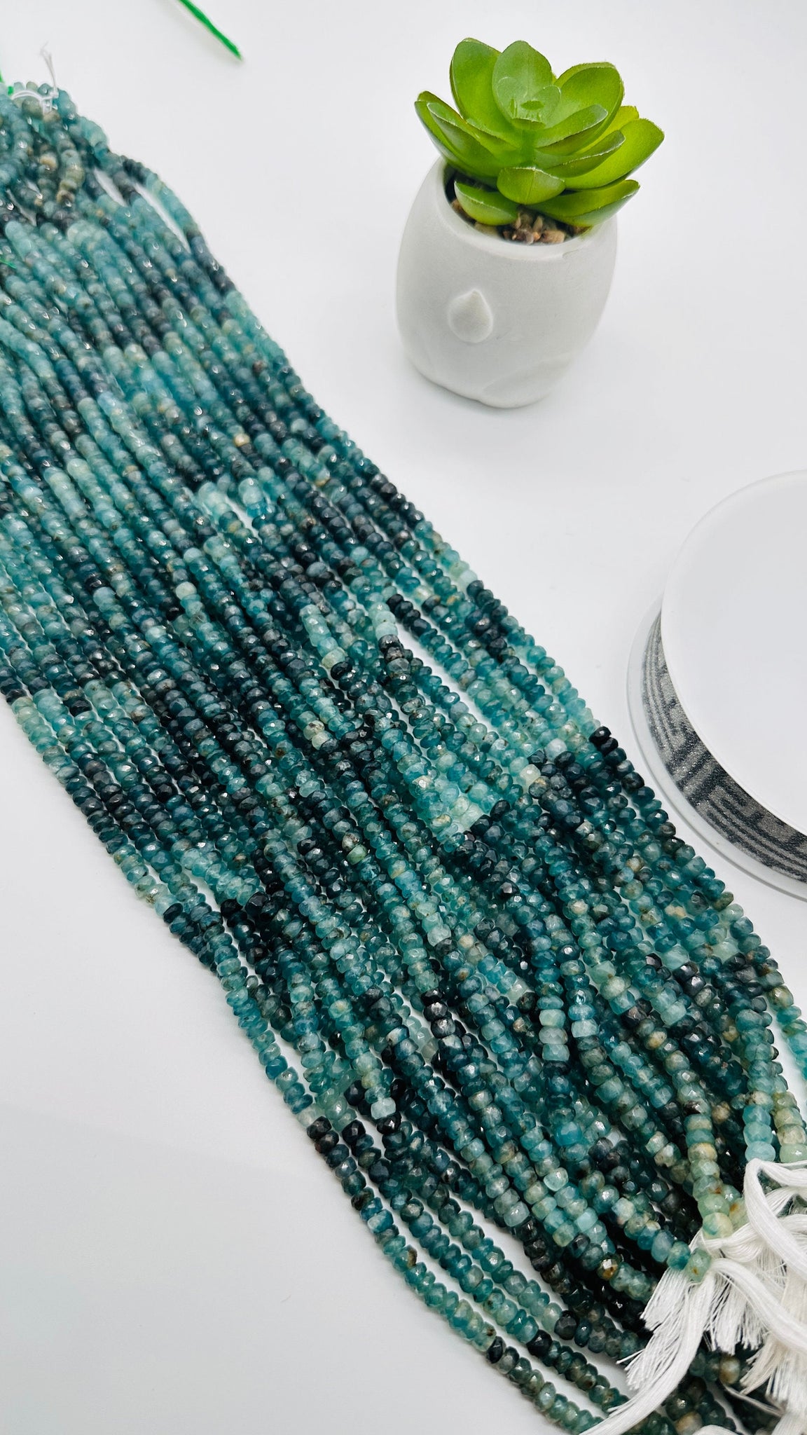 Certifié Naturel Précieux Rare Grandidierite Bleuâtre Vert Desseré Gemme 7 De CT - Foto 2