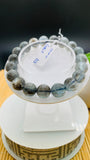 Moss Aquamarine Bracelet • 10 mm Size • Code A3 • AAAA Quality • 7.5 Inch Length •  Natural Aquamarine Bracelet