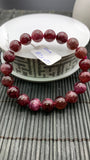 Pink Tourmaline Bracelet 10 mm Size - Code T2 - AAA Quality - Natural Tourmaline Round Bracelet - Length 7.5"