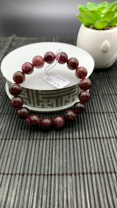 Pink Tourmaline Bracelet 11.50 mm Size - Code T4 - AAA Quality - Natural Tourmaline Round Bracelet - Length 7.5"