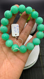 Chrysoprase  Bracelet • 14 mm Size • Code A4 •  AAA quality • Length 7.5” • Natural Chrysoprase Round Bracelet • Origin Australia