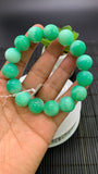 Chrysoprase  Bracelet • 14.50 mm Size • Code A6 •  AAA quality • Length 7.5” • Natural Chrysoprase Round Bracelet • Origin Australia