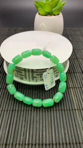 Chrysoprase Nugget Bracelet • 7.5x 10-12 mm Size • Code B2 • AAA quality • Length 7.5” • Natural Chrysoprase Bracelet • Origin Australia