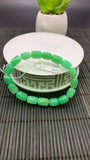 Chrysoprase Nugget Bracelet • 7.5-8 x 10-12 mm Size • Code B3• AAA quality • Length 7.5” • Natural Chrysoprase Bracelet • Origin Australia