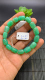 Chrysoprase Nugget Bracelet • 8x12 mm Size • Code B5•  AAA quality • Length 7.5” • Natural Chrysoprase Bracelet • Origin Australia